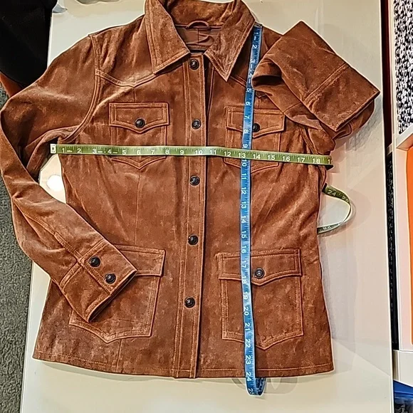 GAP Suede Leather Rancher Jacket - Picture 7 of 8